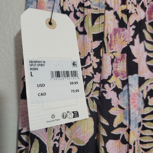 Nwt Billabong Women's Split Spirit Pants Size L - Picture 6 of 6